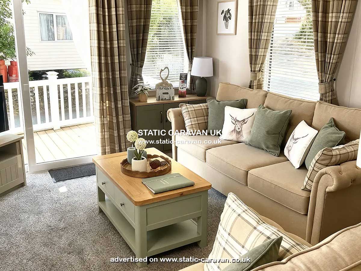 Caravan for hire 86A Park Drive at Aberdunant Hall, Porthmadog, Gwynedd, North Wales