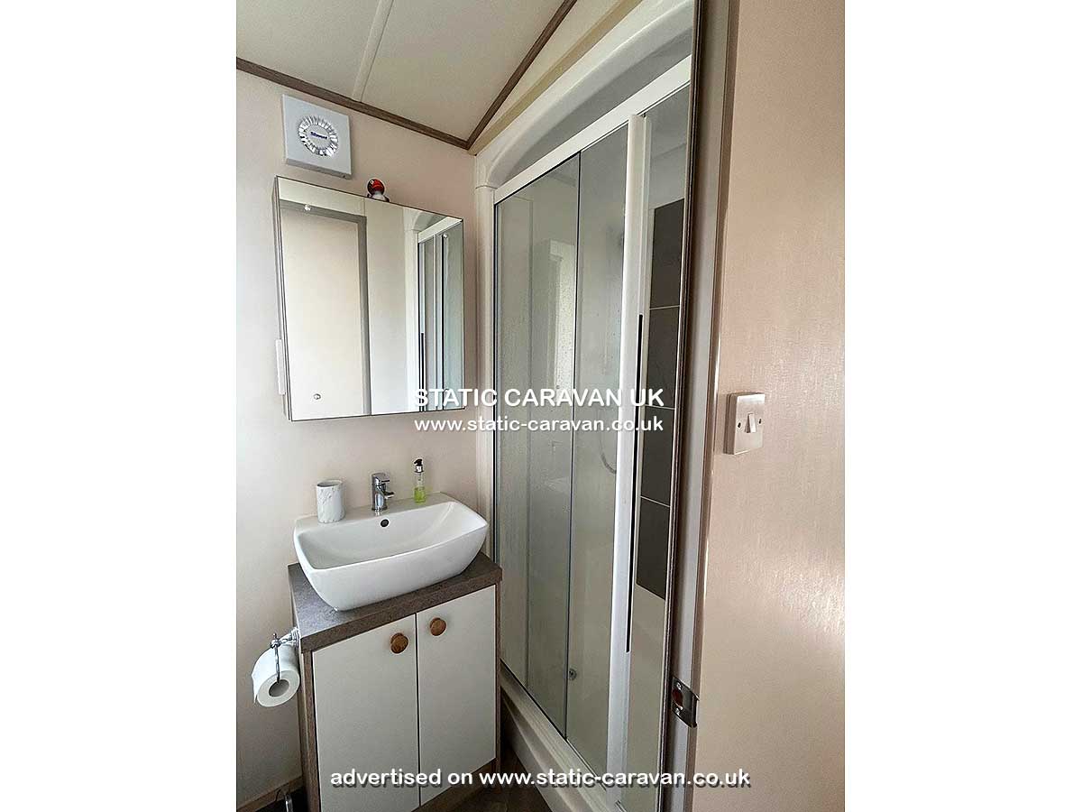 Caravan for hire 110 at Annsmuir Holiday Park, Ladybank, Fife, Scotland