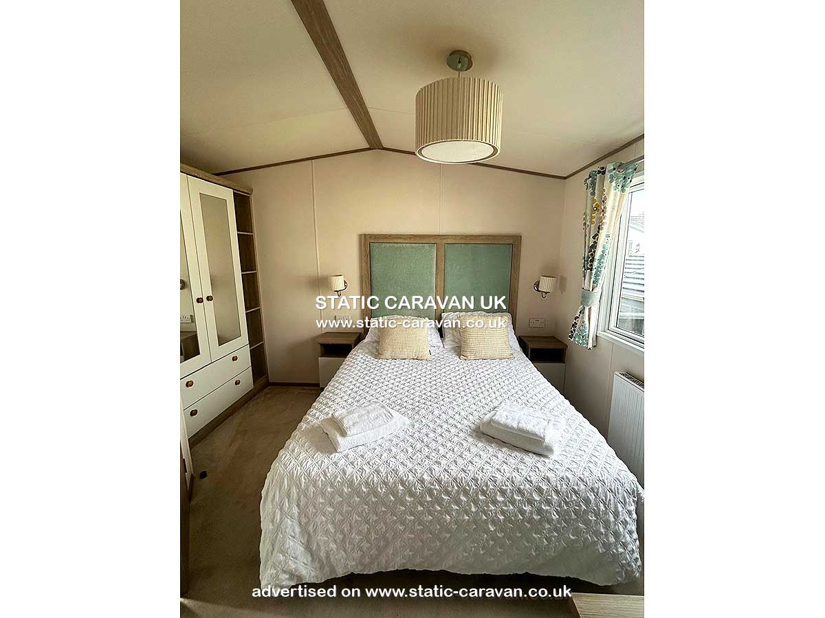 Caravan for hire 110 at Annsmuir Holiday Park, Ladybank, Fife, Scotland