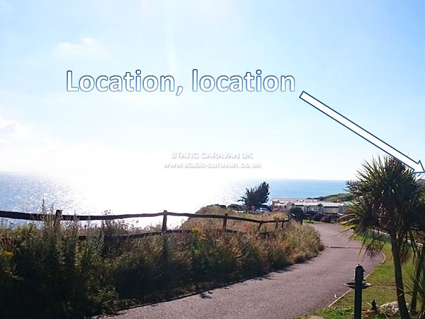 Caravan holiday rental Beachfront dog-friendly Kitsch Karavan 1 at Trimingham House, Nr Cromer, Norfolk