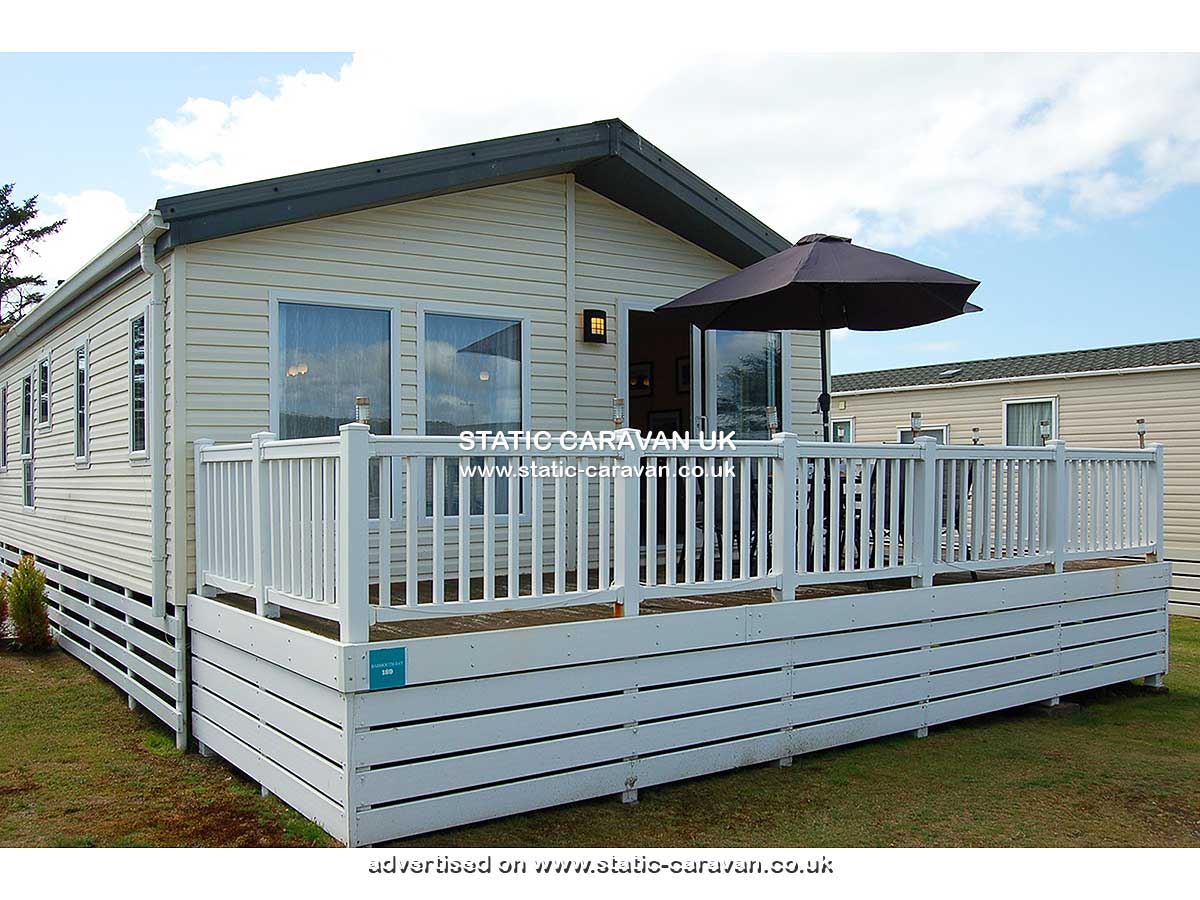 Static Caravan for hire at Morannedd Lodge, Barmouth Bay, Tal-y-bont, Gwynedd, West Wales