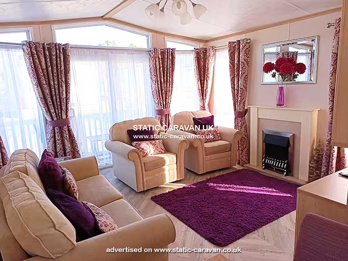 Caravan for hire Plot 120 at Barmouth Bay, Tal-y-bont, Gwynedd, West Wales