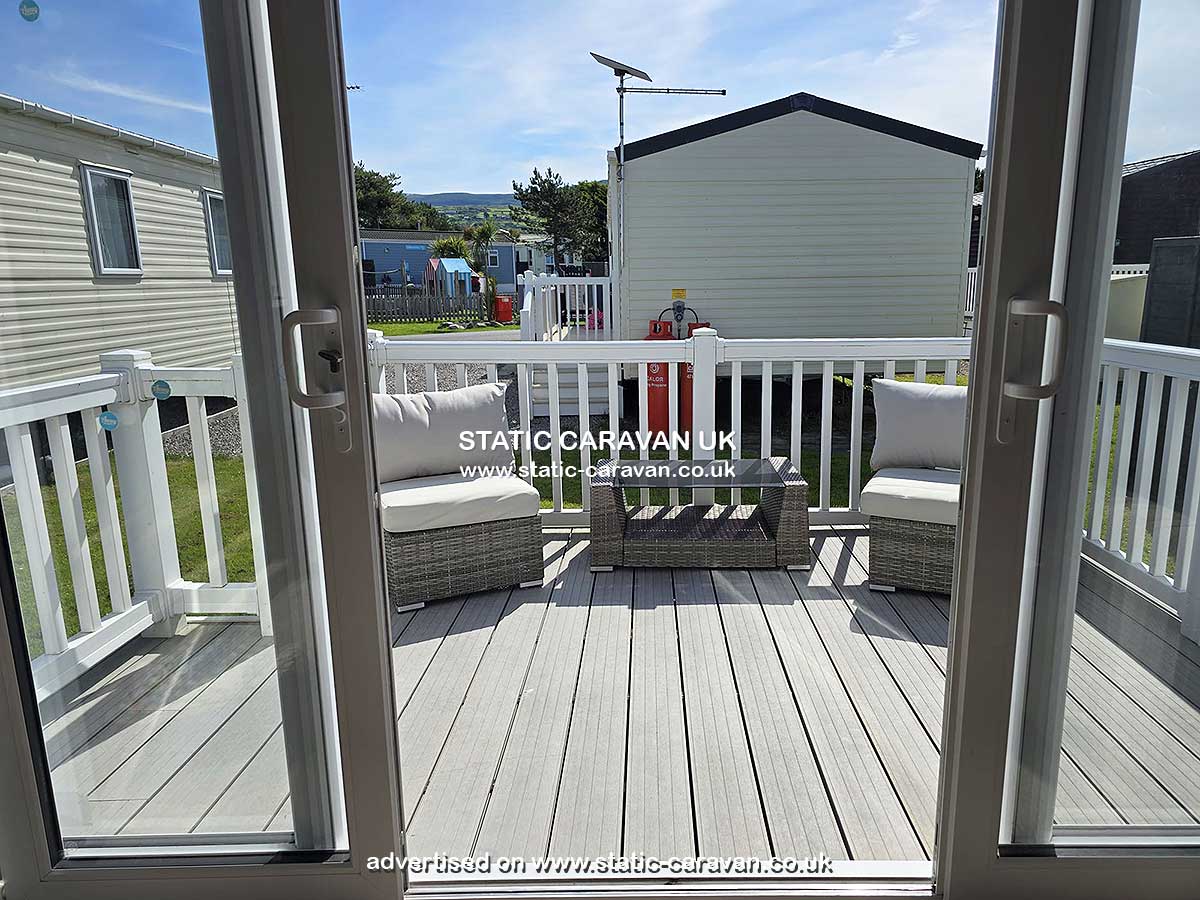 Caravan for hire 95 at Barmouth Bay, Tal-y-bont, Gwynedd, West Wales