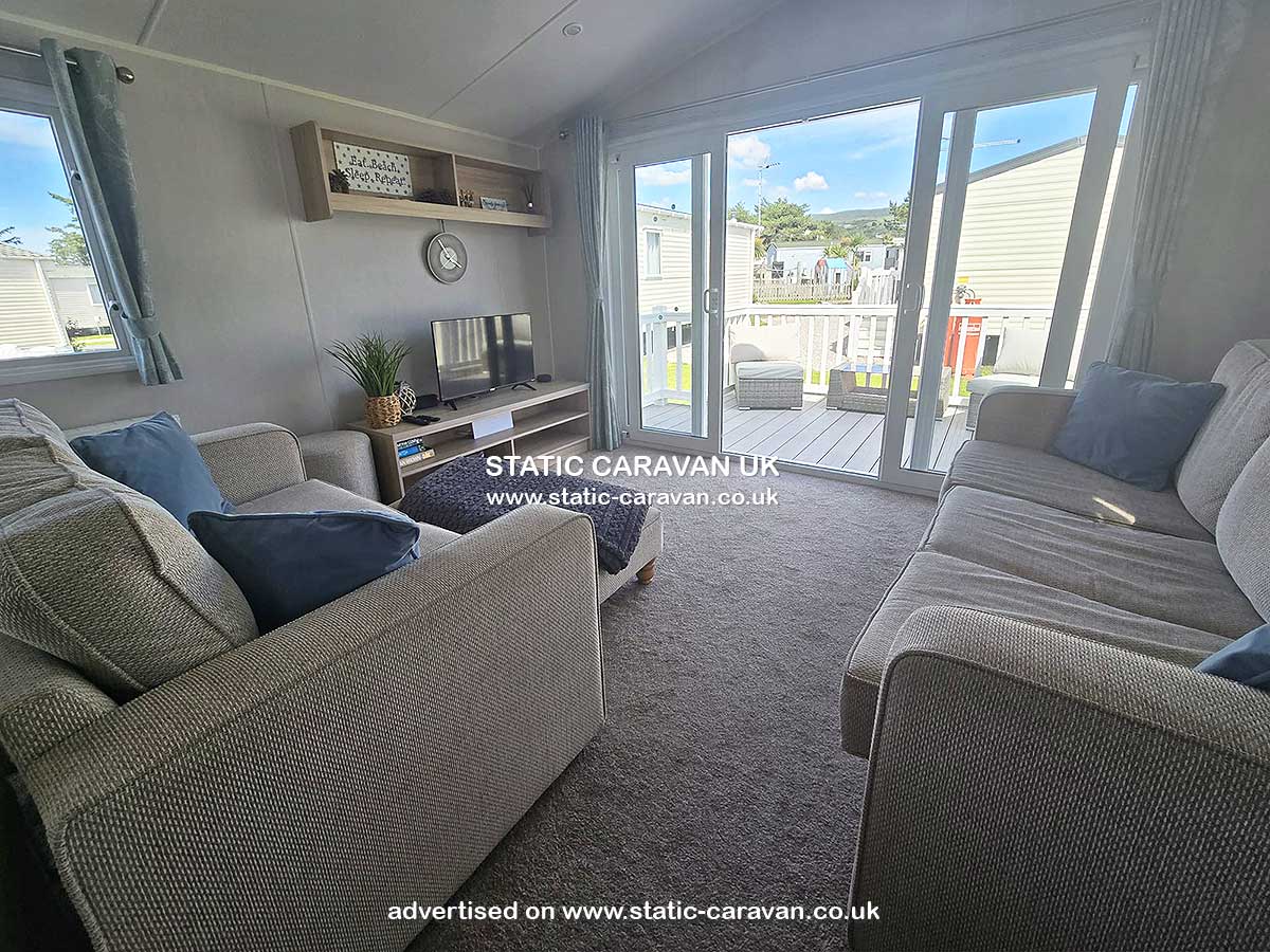 Caravan for hire 95 at Barmouth Bay, Tal-y-bont, Gwynedd, West Wales