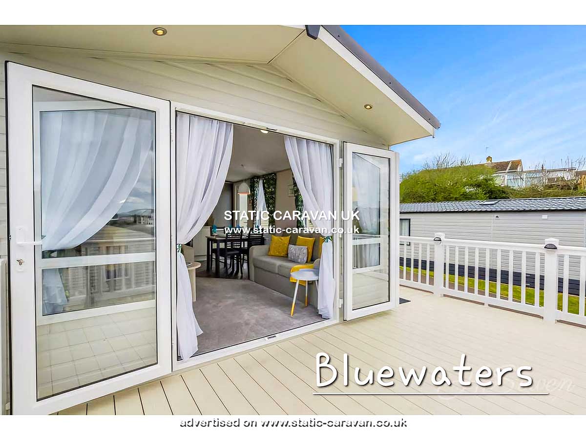 Caravan for hire Blue water Three at Beverley Bay, Paignton, Devon