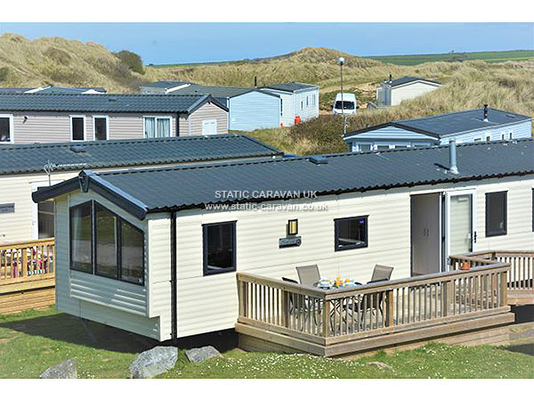 Caravan holiday rental 296 Piran Point at Perran Sands, Perranporth, Nr Newquay, Cornwall