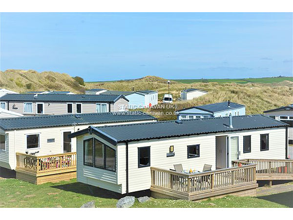 Caravan holiday rental 296 Piran Point at Perran Sands, Perranporth, Nr Newquay, Cornwall