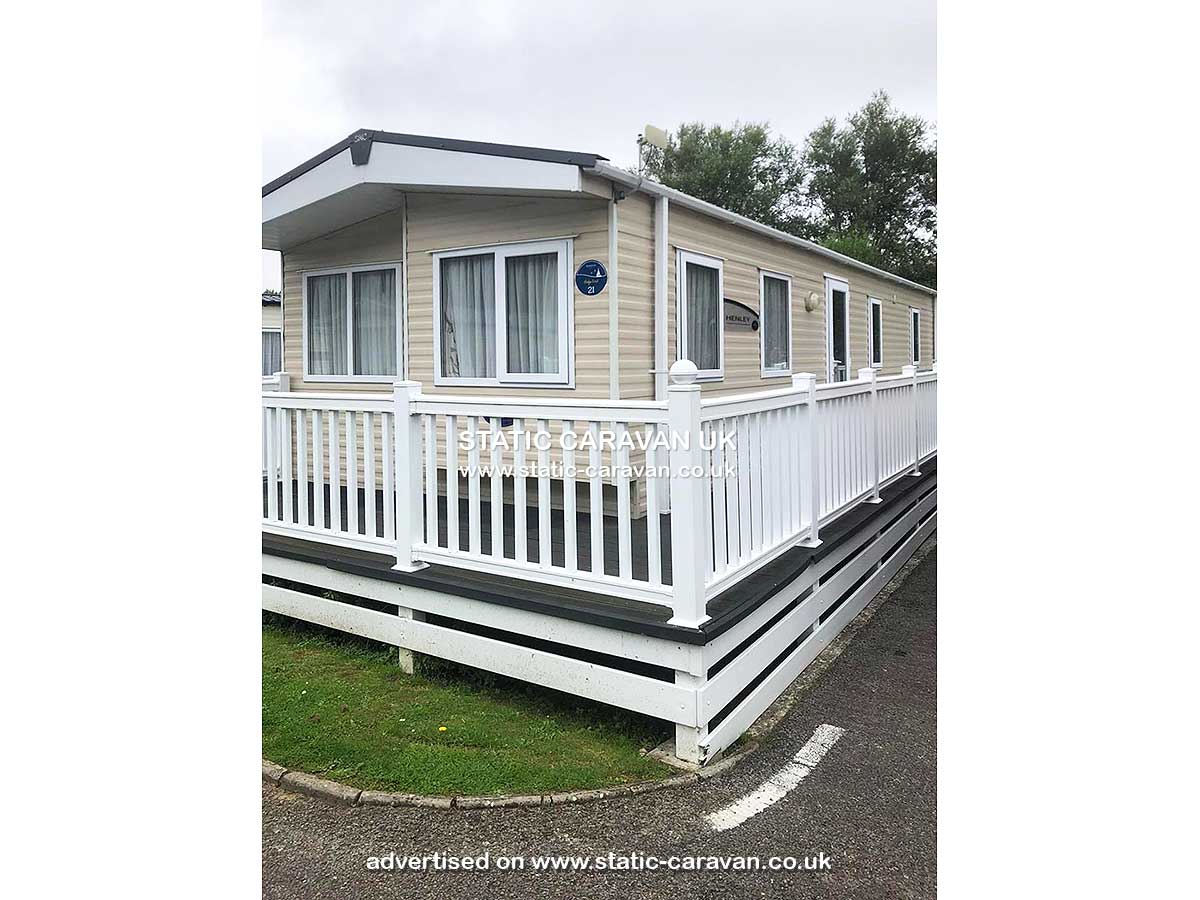 Static Caravan for hire at Hedge End, Bowleaze Cove, Weymouth, Dorset
