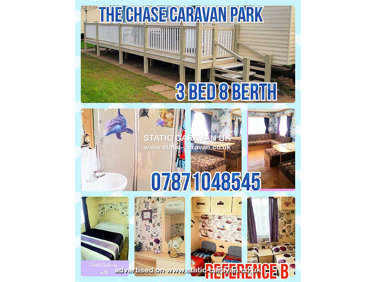 Caravan holiday rental B8 at The Chase, Ingoldmells, Skegness, Lincolnshire