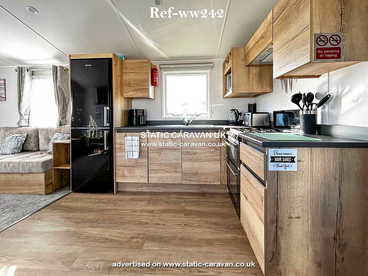 Caravan for hire Willow Way 242 at Camber Sands, Nr.Rye, East Sussex