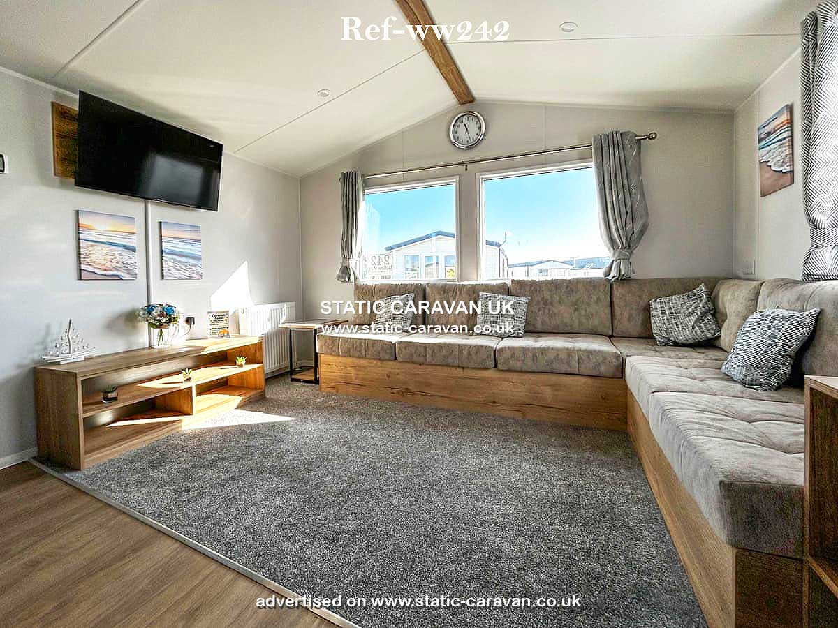 Caravan for hire Willow Way 242 at Camber Sands, Nr.Rye, East Sussex