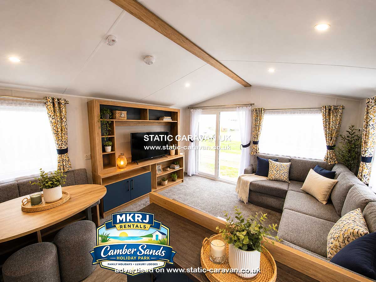 Caravan for hire Sussex Park 143 at Camber Sands, Nr.Rye, East Sussex