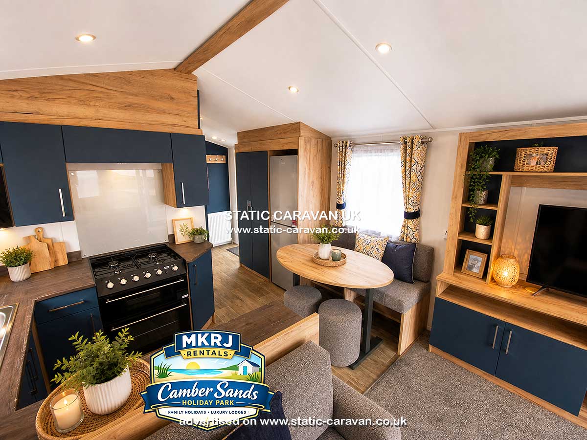 Caravan for hire Sussex Park 143 at Camber Sands, Nr.Rye, East Sussex