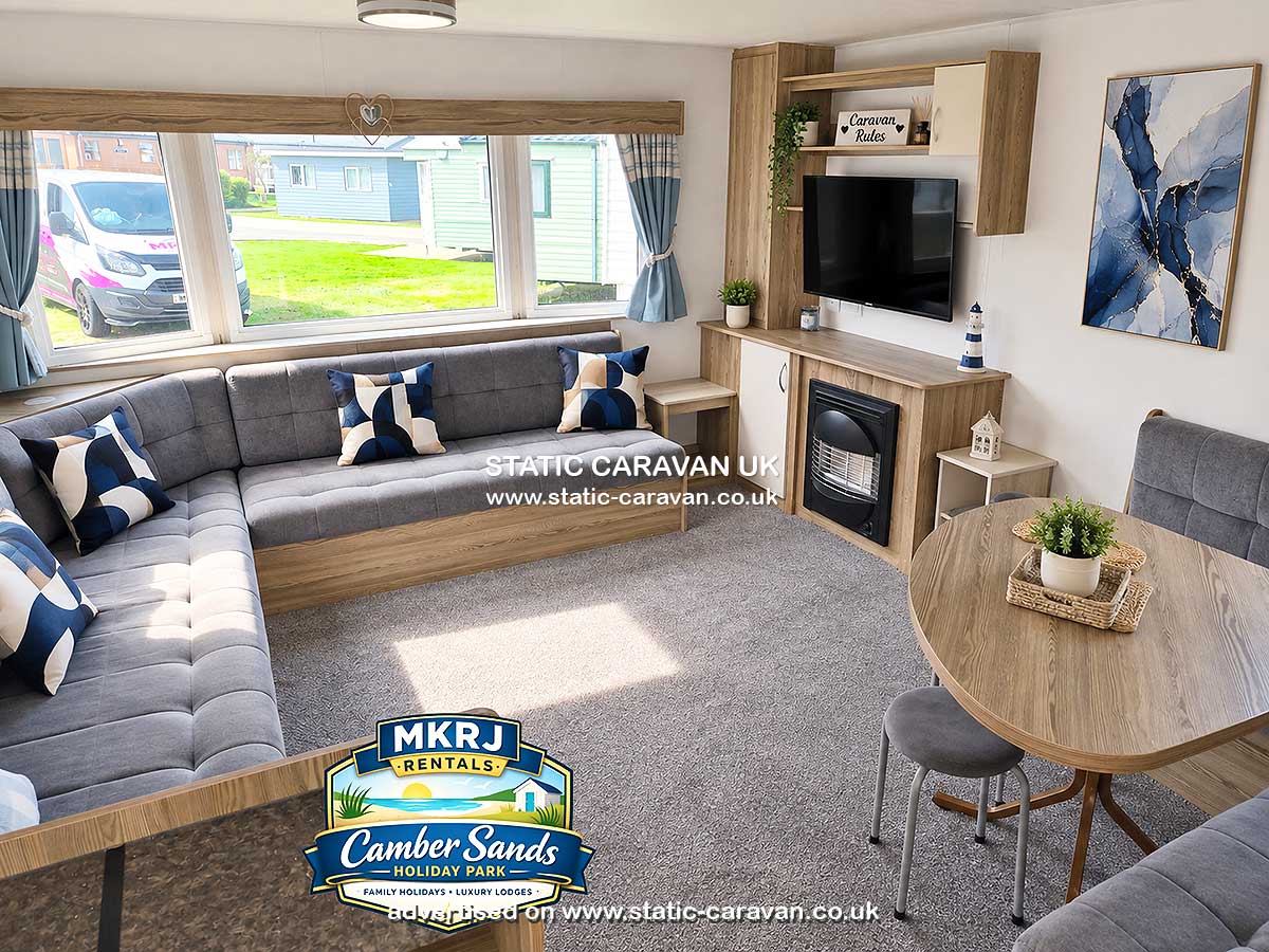 Static Caravan for hire at willow way 221, Camber Sands, Nr.Rye, East Sussex
