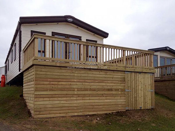 Caravan holiday rental CHY An Mor 624 at Perran Sands, Perranporth, Nr Newquay, Cornwall