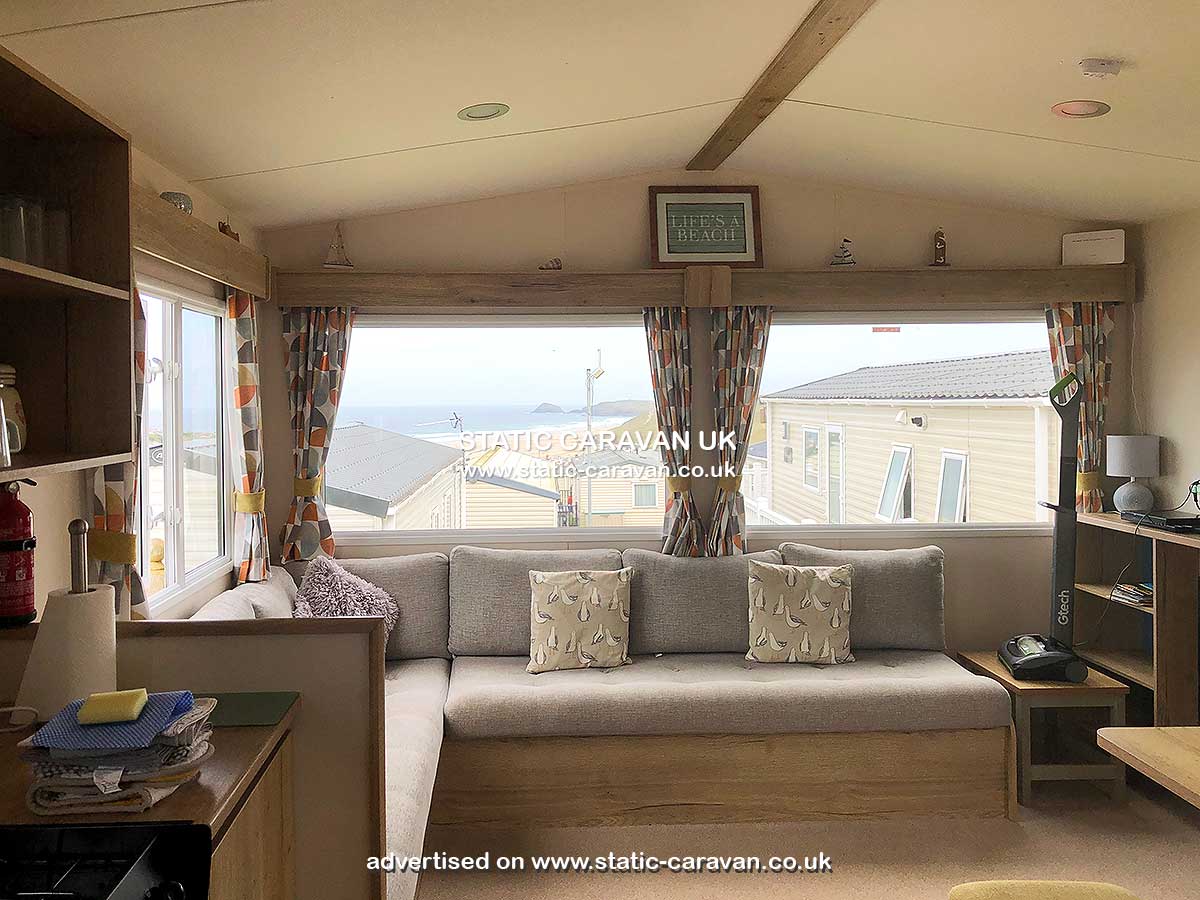 Caravan holiday rental Padstow 9 at Liskey Hill, Perranporth, Cornwall