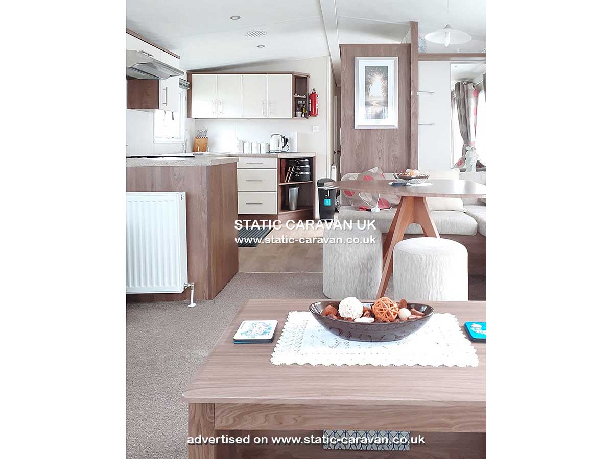 Static Caravan for hire at R4, Clarach Bay, Aberystwyth, Ceredigion, West Wales