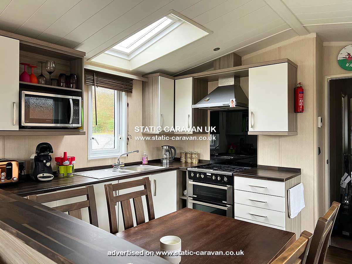 Static Caravan for hire at Lodge 21, Clarach Bay, Aberystwyth, Ceredigion, West Wales