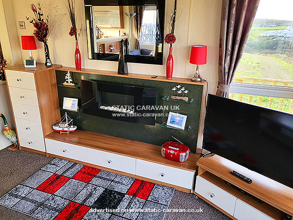 UK Private Static Caravan Holiday Hire at Liskey Hill, Perranporth, Nr Newquay, Cornwall