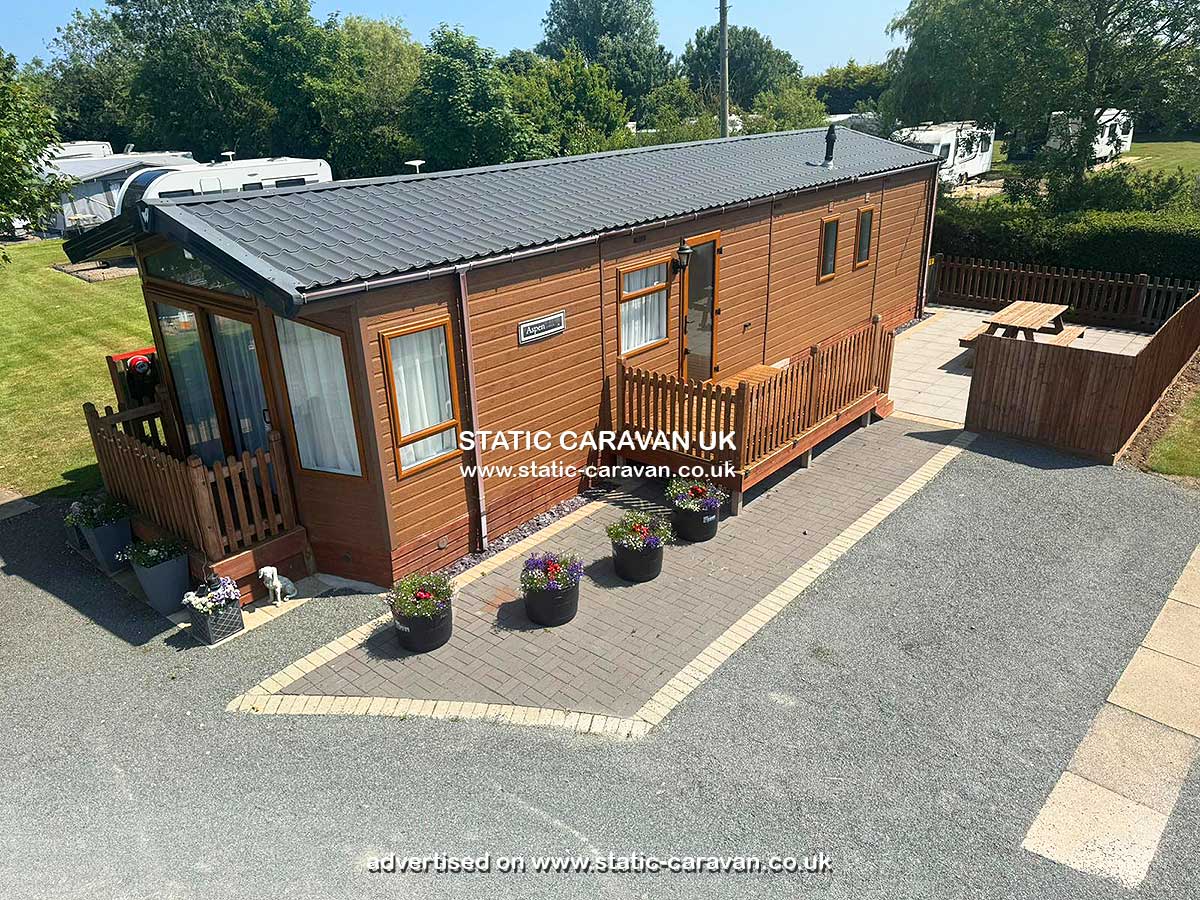 Static Caravan for hire at Aspen Lodge, Country Meadow Caravan Park, Sutton on Sea, Mablethorpe, Lincolnshire