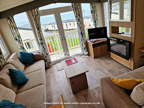 Caravan holiday rental Pembroke 6 at Quay West, New Quay, Ceredigion, West Wales