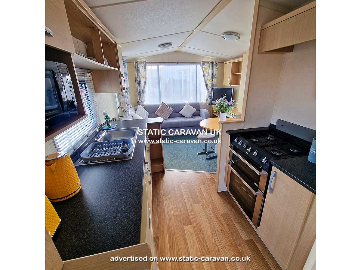 Caravan for hire 205 at Trenance, Newquay, Cornwall