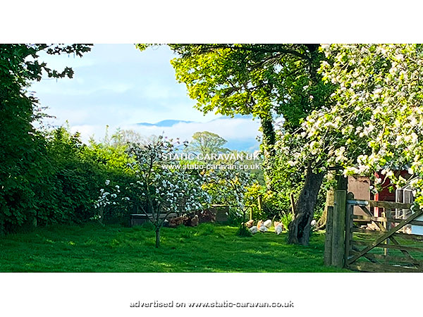 Caravan holiday rental Lakesfarmcaravan at Lakes Farm, Bassenthwaite, Keswick, Cumbria