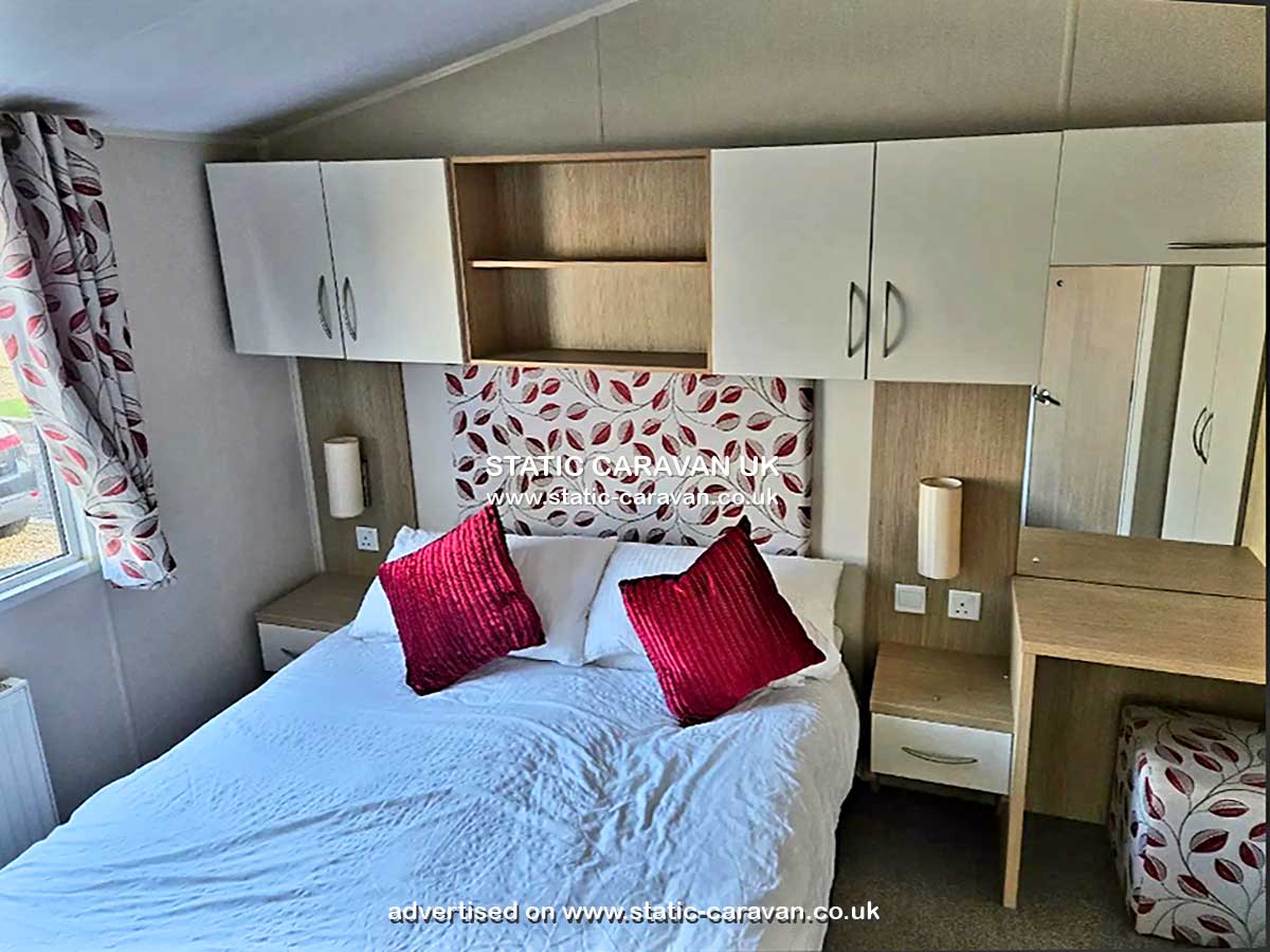 Caravan for hire A17 at Freshwater Beach, Bridport, Dorset