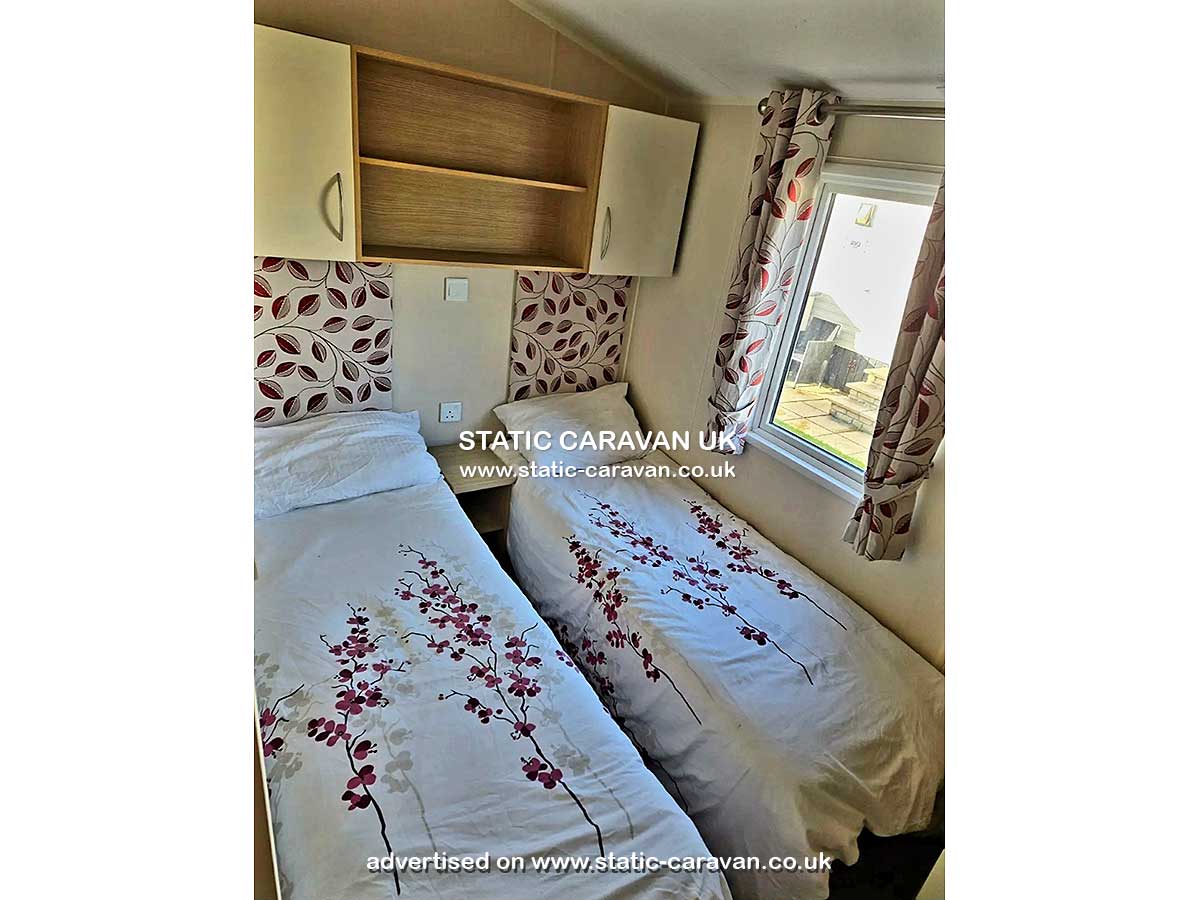 Caravan for hire A17 at Freshwater Beach, Bridport, Dorset