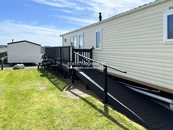 UK Private Static Caravan Holiday Hire at Lydstep Beach, Tenby, Pembrokeshire, South Wales