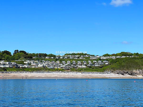 UK Private Static Caravan Holiday Hire at Lydstep Beach, Tenby, Pembrokeshire, South Wales