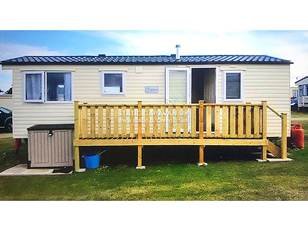 Caravan for hire 30 at The Gap, East Runton, Cromer, Norfolk