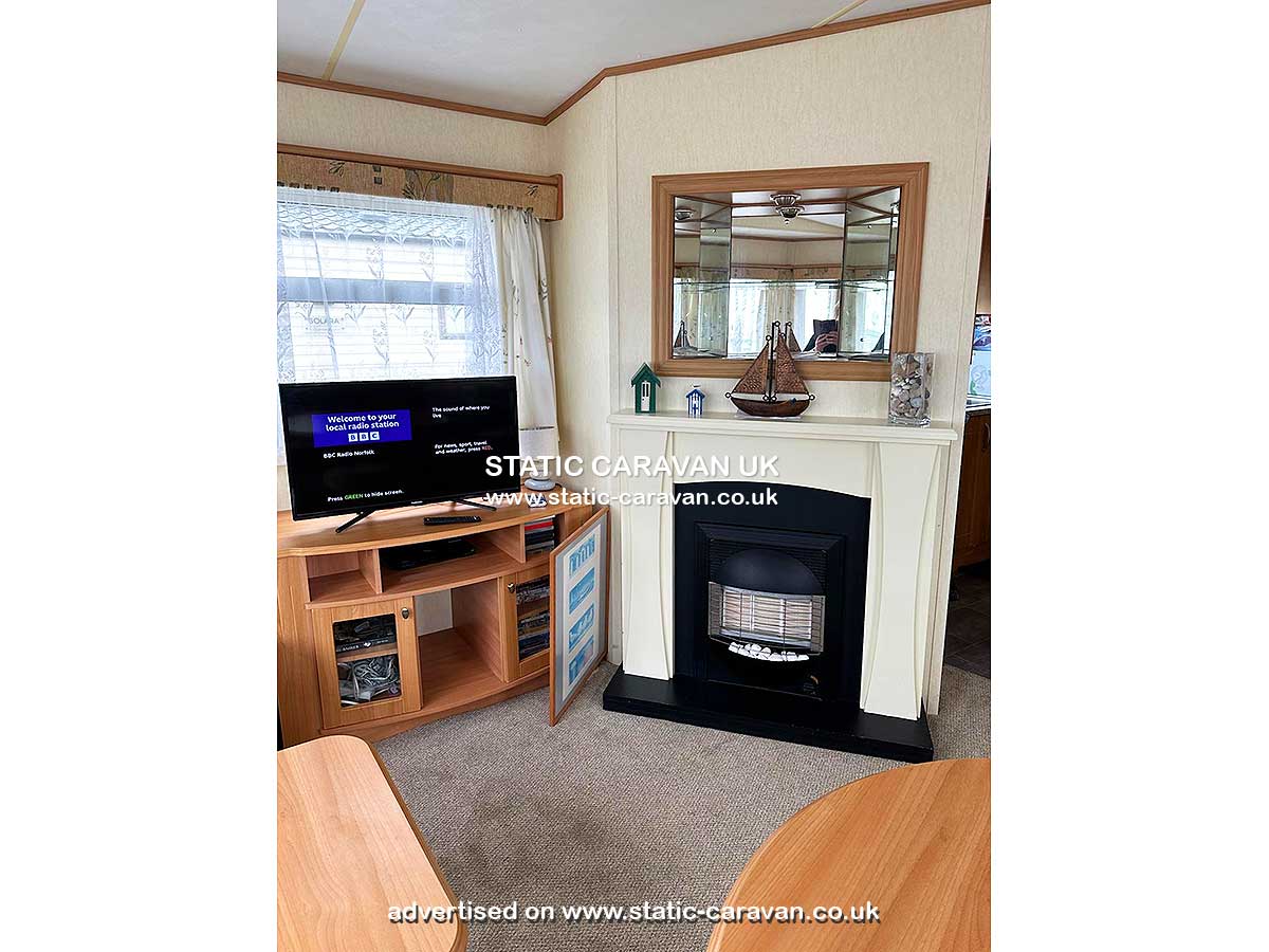 Caravan for hire 64 at The Gap, East Runton, Cromer, Norfolk