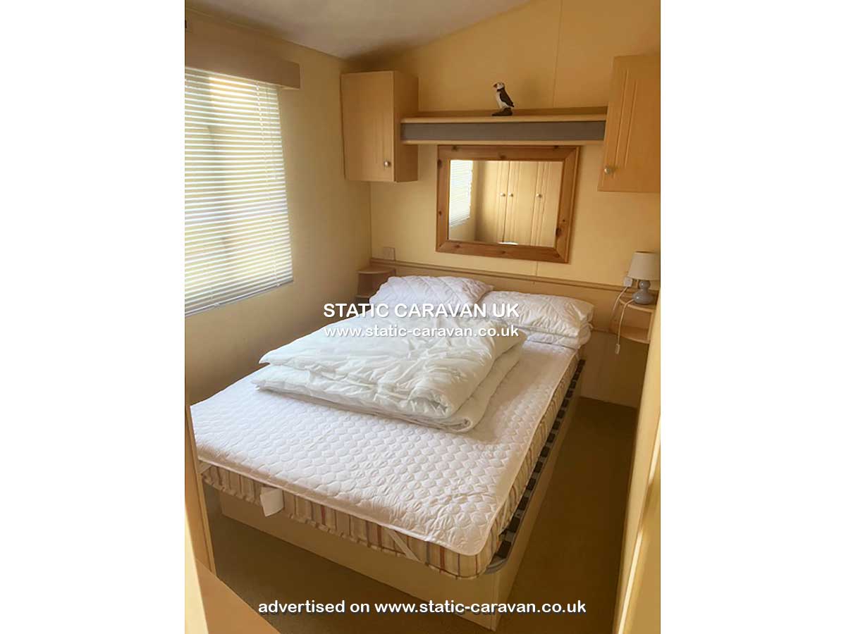 Caravan for hire B5 at The Gap, East Runton, Cromer, Norfolk