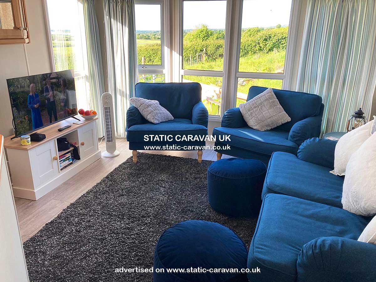Caravan holiday rental Gilfach Sea View Caravan at Gilfach Caravan (Private Land), Clynnog-Fawr, Nr Caernarfon, Gwynedd, North Wales