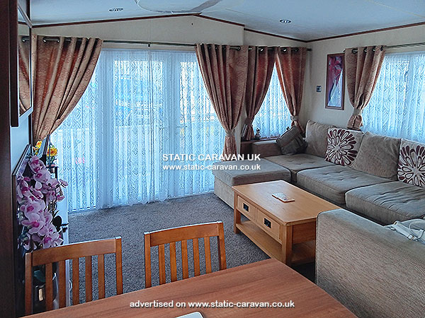 Caravan for hire H150 at Golden Sands, Dawlish Warren, Devon