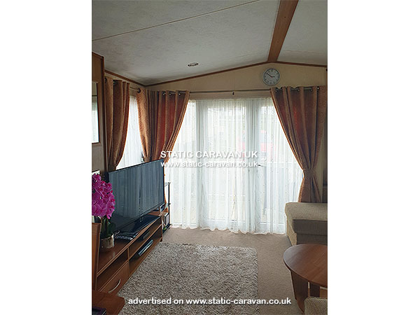 Caravan for hire H150 at Golden Sands, Dawlish Warren, Devon