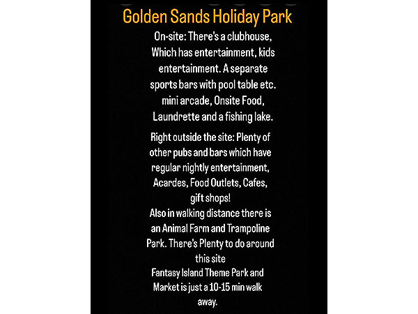 Golden Sands 285, Golden Sands, Ingoldmells, Skegness, Lincolnshire