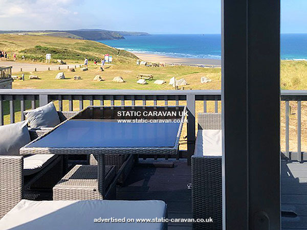 Caravan holiday rental 553 at Perran Sands, Perranporth, Cornwall