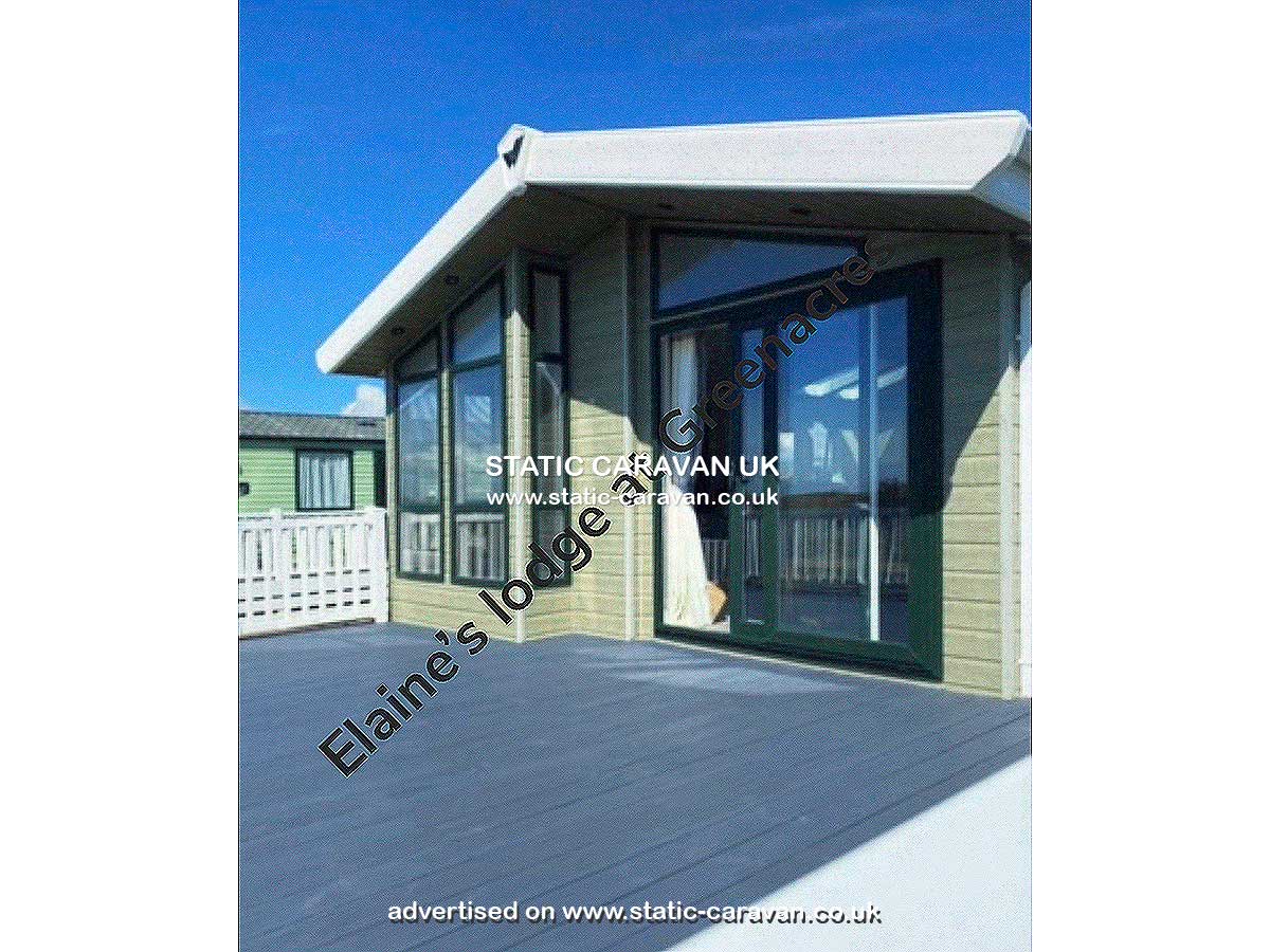 Caravan for hire Glaslyn 48 at Greenacres, Porthmadog, Gwynedd, North Wales