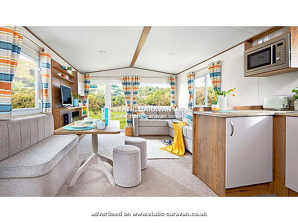 Caravan holiday rental 2 Bed Atlas Chorus at Bablock Hythe, Northmoor, Oxfordshire