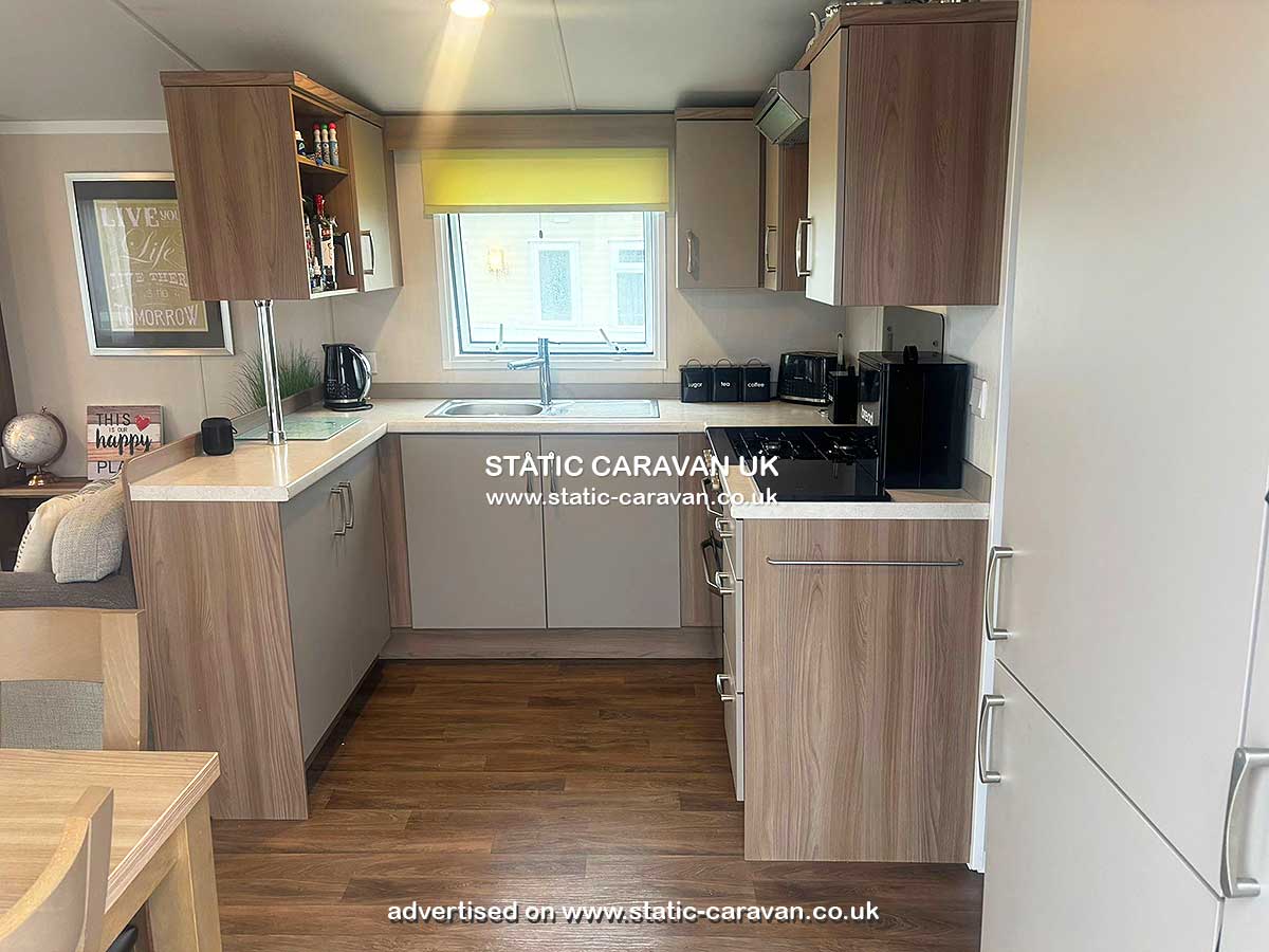 Caravan for hire Mountain View 51 at Hafan-Y-Mor, Pwllheli, Gwynedd, North Wales