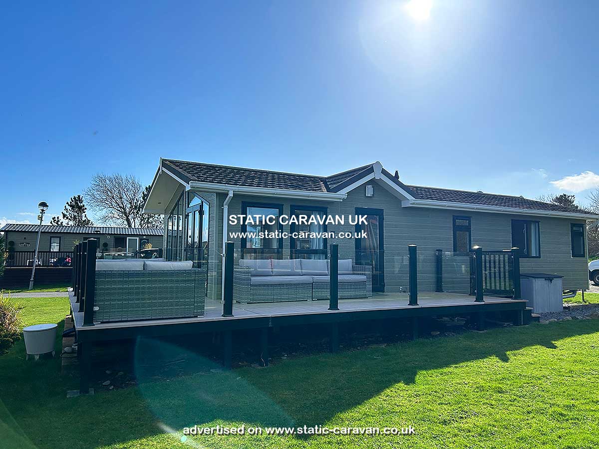 Static Caravan for hire at Pine Lodge, Hafan-Y-Mor, Pwllheli, Gwynedd, North Wales
