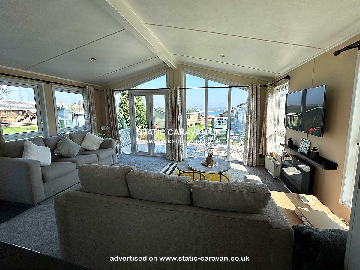 Static Caravan for hire at Pine Lodge, Hafan-Y-Mor, Pwllheli, Gwynedd, North Wales