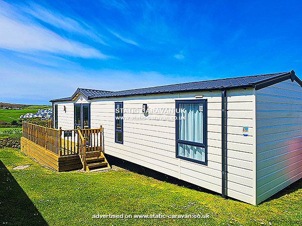 Caravan holiday rental Serenity at Liskey Hill, Perranporth, Cornwall
