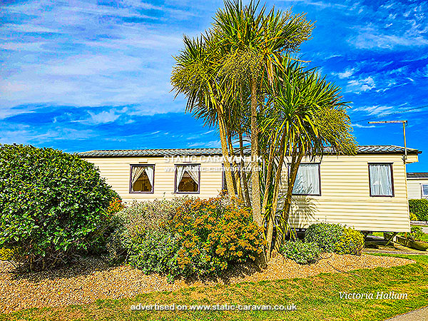 Caravan holiday rental Ocean Breeze at Perran Heights, Penhallow, Nr Perranporth, Cornwall