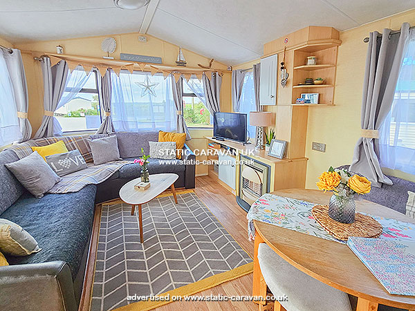 Caravan holiday rental Ocean Breeze at Perran Heights, Penhallow, Nr Perranporth, Cornwall