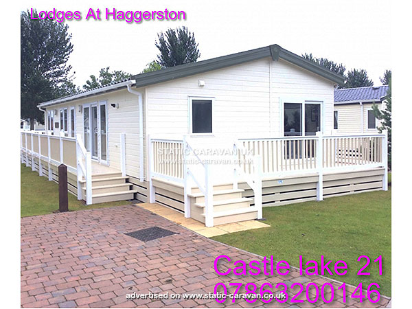 Caravan holiday rental CASTLE LAKE 21 at Haggerston Castle, Berwick Upon Tweed, Northumberland