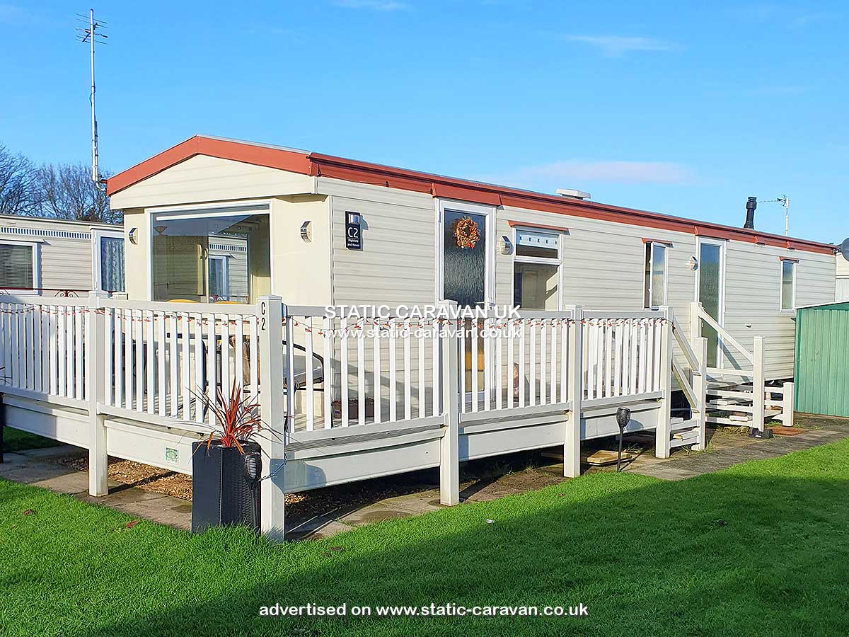Caravan for hire C2 Pacehaven at Highfields and The Haven, Skegness, Lincolnshire