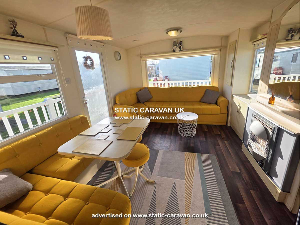 Caravan for hire C2 Pacehaven at Highfields and The Haven, Skegness, Lincolnshire